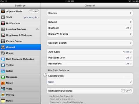 Apple iPad Change Device Language