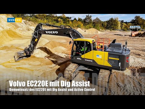 Volvo EC220E mit Active Control.... Dig Assist mit Active Control. So einfach geht das...