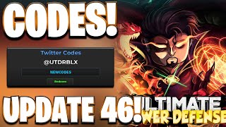 *ANNIVERSARY* NEW ALL ANNIVERSARY UPDATE 46 CODES FOR ULTIMATE TOWER DEFENSE! ULTIMATE TD CODES