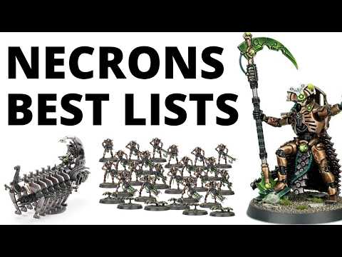 Six Strong Necrons Army Lists - What's Winning for the Necrons Right Now?
