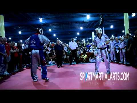 Jadi Tention v Cass Sigmon - 2013 US Open ISKA World M.A. Championships - Team Sparring