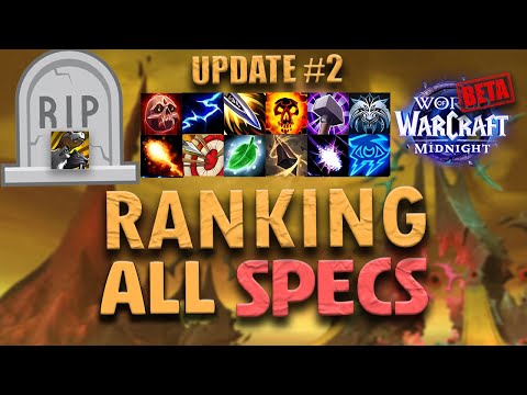 Progressive M+ TIERLIST | #2 Midnight Update | RANKING ALL SPECS | World of Warcraft Midnight