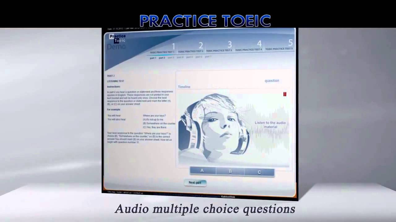 Practice Toeic - Practice Toeic Online