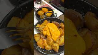 🇪🇸 Patatas Bravas in Barcelona Spain La Boqueria Street Food Market #shorts