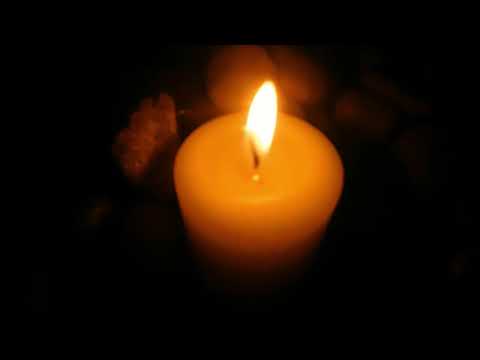 Relaxing Windchime Sounds with Lit  Burning Candle 10 Minutes