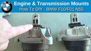 How To Change Engine Mounts & Transmission Mount On A BMW F10 535i (N55) | BOND Garage