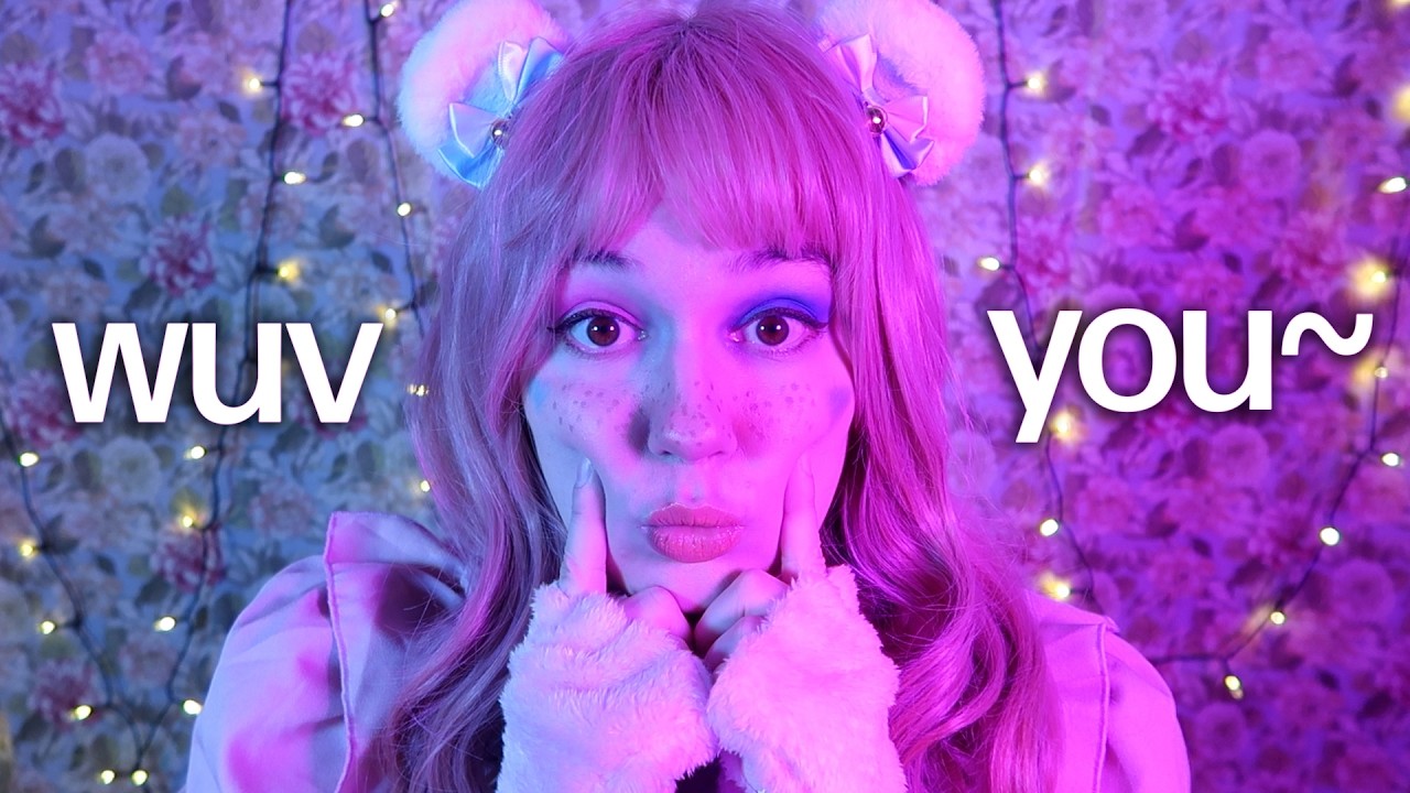 🩷uwu do you want to fall asleep in the pillow fort with me?🩵 asmr napping, wooden toys, yawns, music