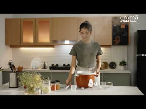 Croma  1.8L Rice Cooker with Steamer | Feature video