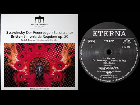 Stravinsky - The Firebird ballet suite (Kempe) (vinyl: Ortofon SPU, Graham Slee, CTC Classic 301)
