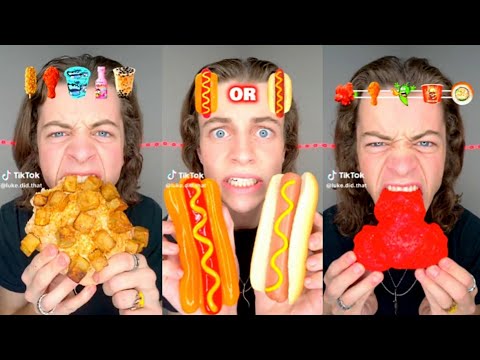 *1 HOUR* Luke Did That Spicy Food TikTok Compilation of LukeDidThat TikTok Videos✔️