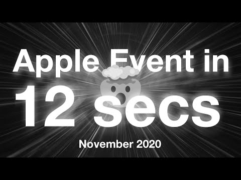 Apple Event in 12 Seconds