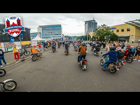 Simson-Treffen Suhl AUSFAHRT am SAMSTAG | Simson Motovlog