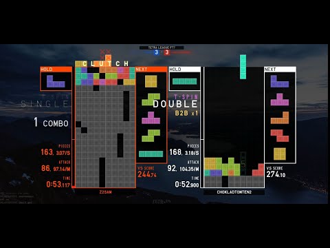[TETR.IO] Tetra League FT7 - vs ChokladTomten - Clutch survival  (10/5/2020)