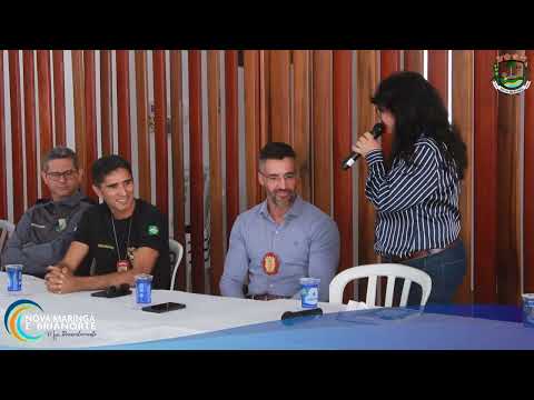 solenidade de recepção oficial do novo Delegado de Polícia Civil de São José do Rio Claro