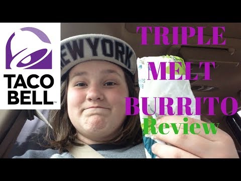 Taco Bell Triple Melt Burrito Review | Worth the Buck?