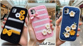 Crochet Latest Phone case design model. Trendy Crochet phone case for your phone. #crochet #knitting