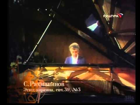 Vladimir Ashkenazy plays Rachmaninoff Etudes-Tableaux op. 39 - live video