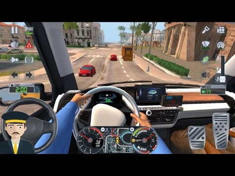 E30 Old Car UBER DRIVER City Car Driving Games Android ioS -Taxi Sim 2022 Gameplay