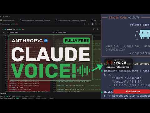 Claude Code Voice Mode : Anthropic just LAUNCHED their NEW VOICE Mode and it's AWESOME!