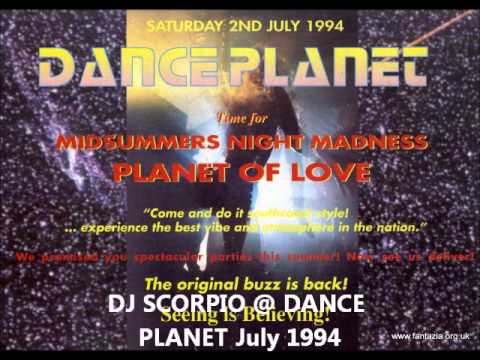 DJ SCORPIO @ DANCE PLANET Midsummer Night Madness July 1994
