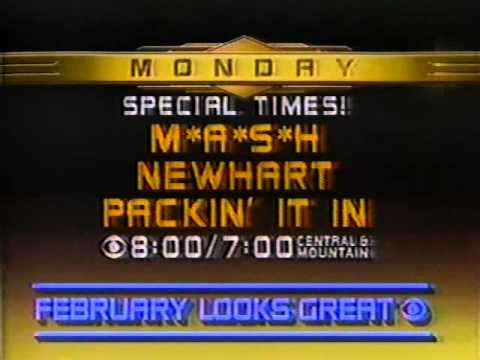 CBS February 1983 promo