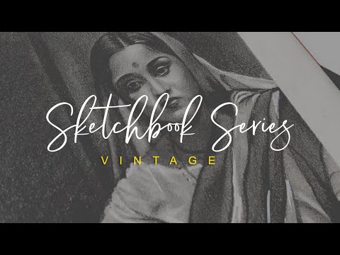 Drawing Vintage Indian Woman | Dipesh Art