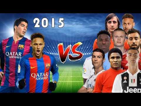 🔥Suarez And Neymar VS Legends💪 (Mbappe, Messi, Pele, Maradona, Benzema)
