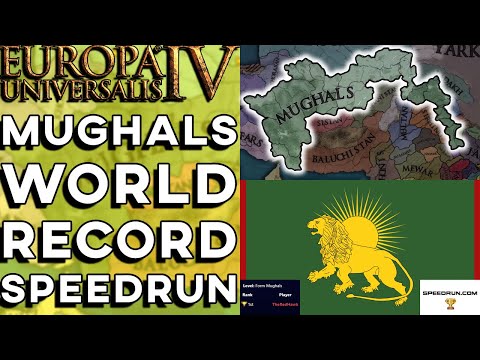 EU4 How to Form The Mughals In 4 Years - EU4 World Record Speedrun