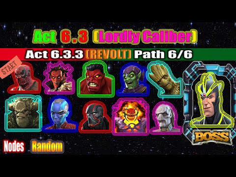 Act 6.3.3 | Path 6/6  Random Nodes Marvel Contest of Champions