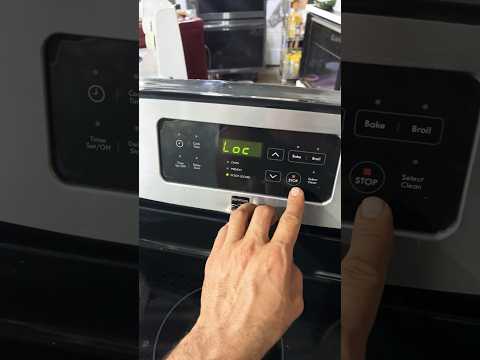 How to unlock kenmore oven