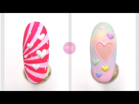 Diseño de uñas Fácil San Valentin ♥ Deko Uñas – Easy San Valentin Nail art
