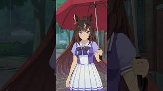 ドゥラメンテと相合傘 #shorts #ウマ娘