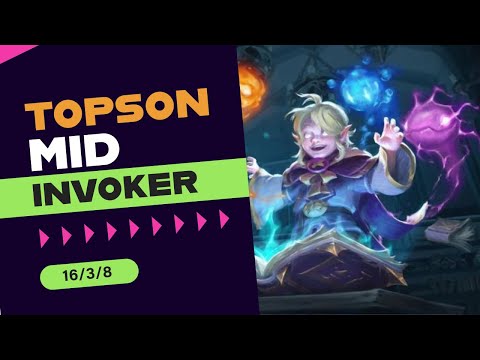Topson Invoker | Highlights, Builds, and Mind-Blowing Plays | Invoker Dota 2 | dota 2 Pro | ranked