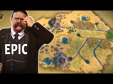 Civ 6 | The BEST, WORST, BM Teddy Start I’ve Ever Seen!!! – (#1 America Civilization VI)