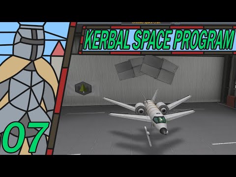 SPACE PLANE TIME! - Kerbal Space Program Career Playthrough Ep 7