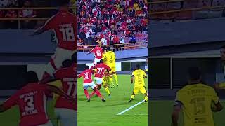 ✨ ¡GRAN CABEZAZO DE OLIVERA PARA EL 1 A 0 DE INDEPENDIENTE SANTA FE! CONMEBOL #LIBERTADORES