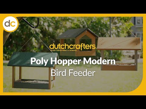 Poly Hopper Modern Bird Feeder from DutchCrafters