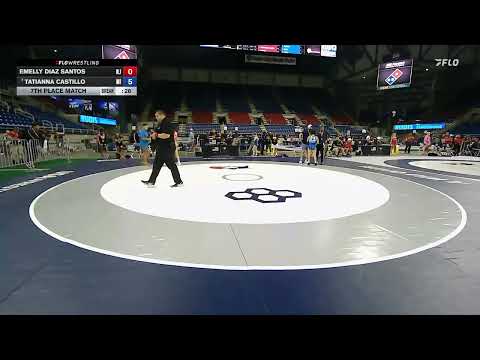 USMC Junior & 16U Nationals | 105lbs Women’s Freestyle 7th | Emelly Diaz Santos vs Tatianna Castillo