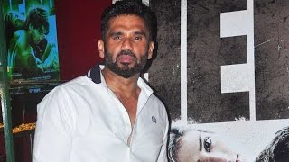 Suniel Shetty With Bollywood Celebs At Hero Movie Screening