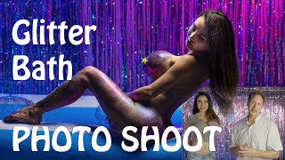 Glitter Bath Photo Shoot - with BarbieDDoll