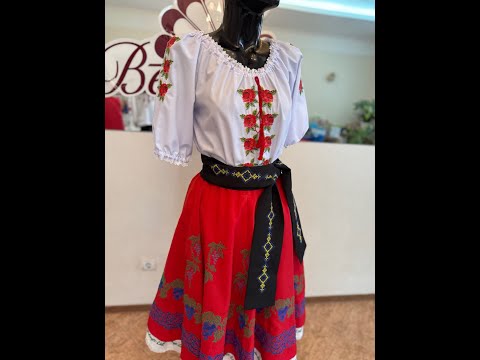 Молдавская национальная блуза J 0346(4804) - video 3