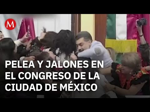 What happened in the fight at the Mexico City Congress?