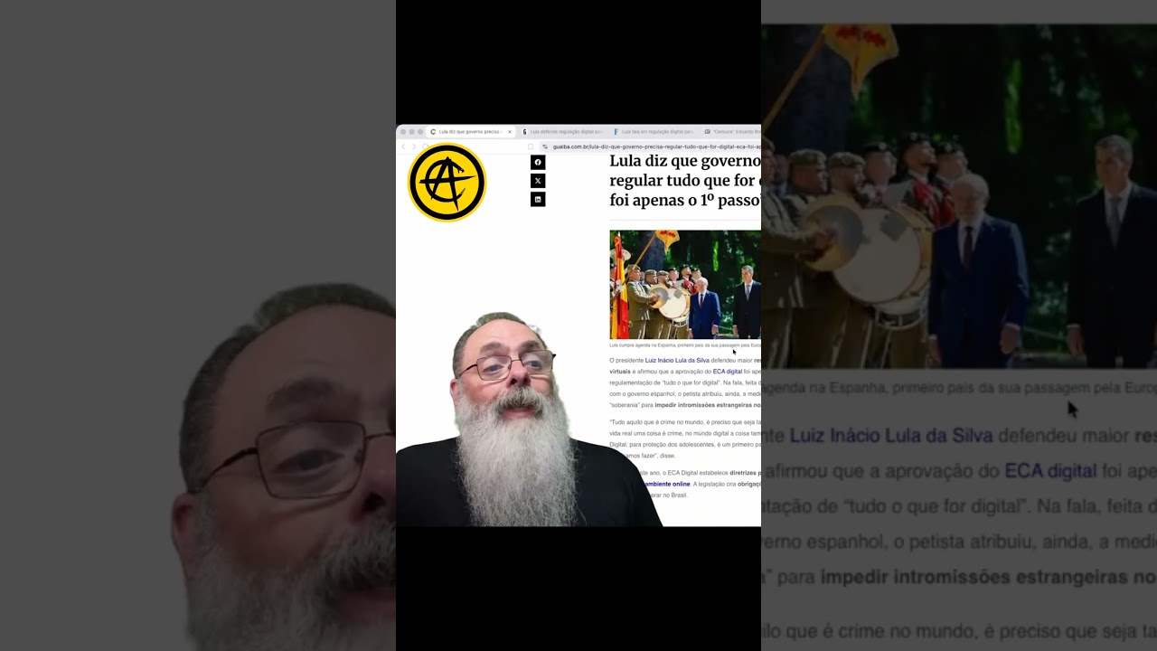 LULA diz que "TEM QUE CENSURAR TUDO que é DIGITAL" para ELE CONSEGUIR GANHAR ELEIÇÃO no BRASIL