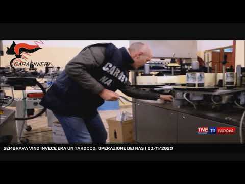 SEMBRAVA VINO INVECE ERA UN TAROCCO: OPERAZIONE DEI NAS | 03/11/2020