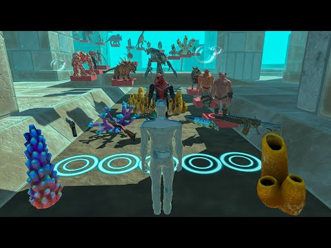 🔥FPS EXTREME PARKOUR IN THE OCEAN WITH ALL UNITS - Animal Revolt Battle Simulator