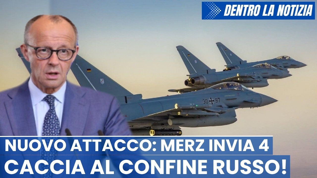 Preparano attacco! Merz invia 4 caccia ai confini con la Russia! Macron invierà truppe in Ucraina...
