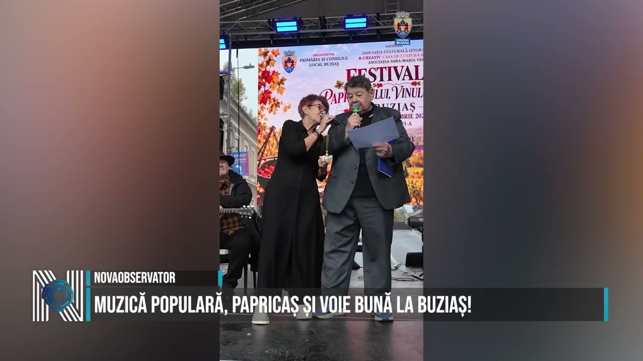 MUZICĂ POPULARĂ, PAPRICAȘ ȘI VOIE BUNĂ LA BUZIAȘ!