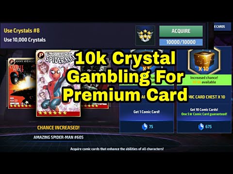 10k Crystal Gambling On Comic Card Chest High Chance Event - Marvel Future Fight