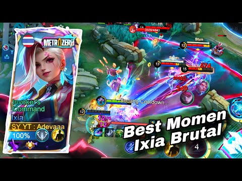IXIA VS LESLEY !! HOW TO PLAY IXIA WITHOUT DIGGIE, THE NEWEST BRUTAL DAMAGE TOP GLOBAL IXIA BUILD!!!