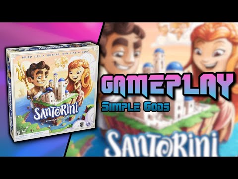 Santorini Gameplay Tutorial with Simple Gods and Goddesses by Roxley and Spin Master